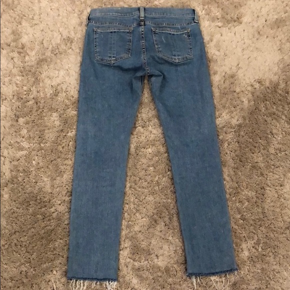 Rag & Bone Distressed Skinny Jean Everton Wash - Picture 2 of 8